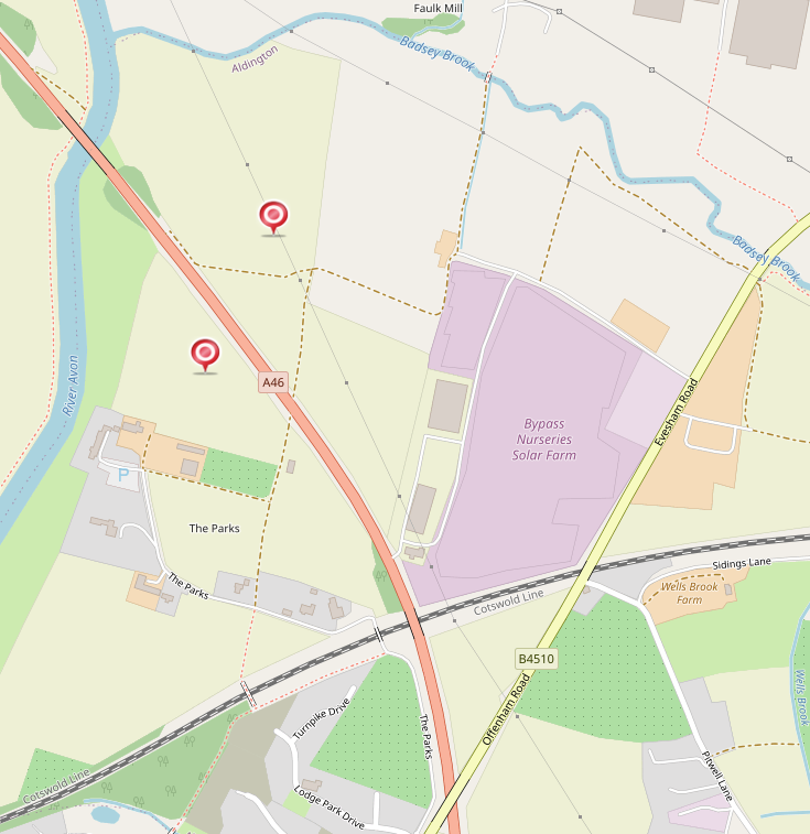 Evesham Abbey Deer Park in Aldington The Badsey Society